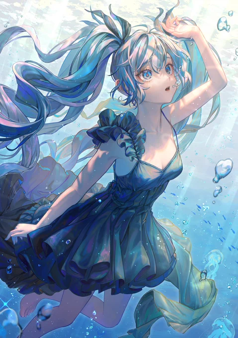 深海少女
#初音ミク 