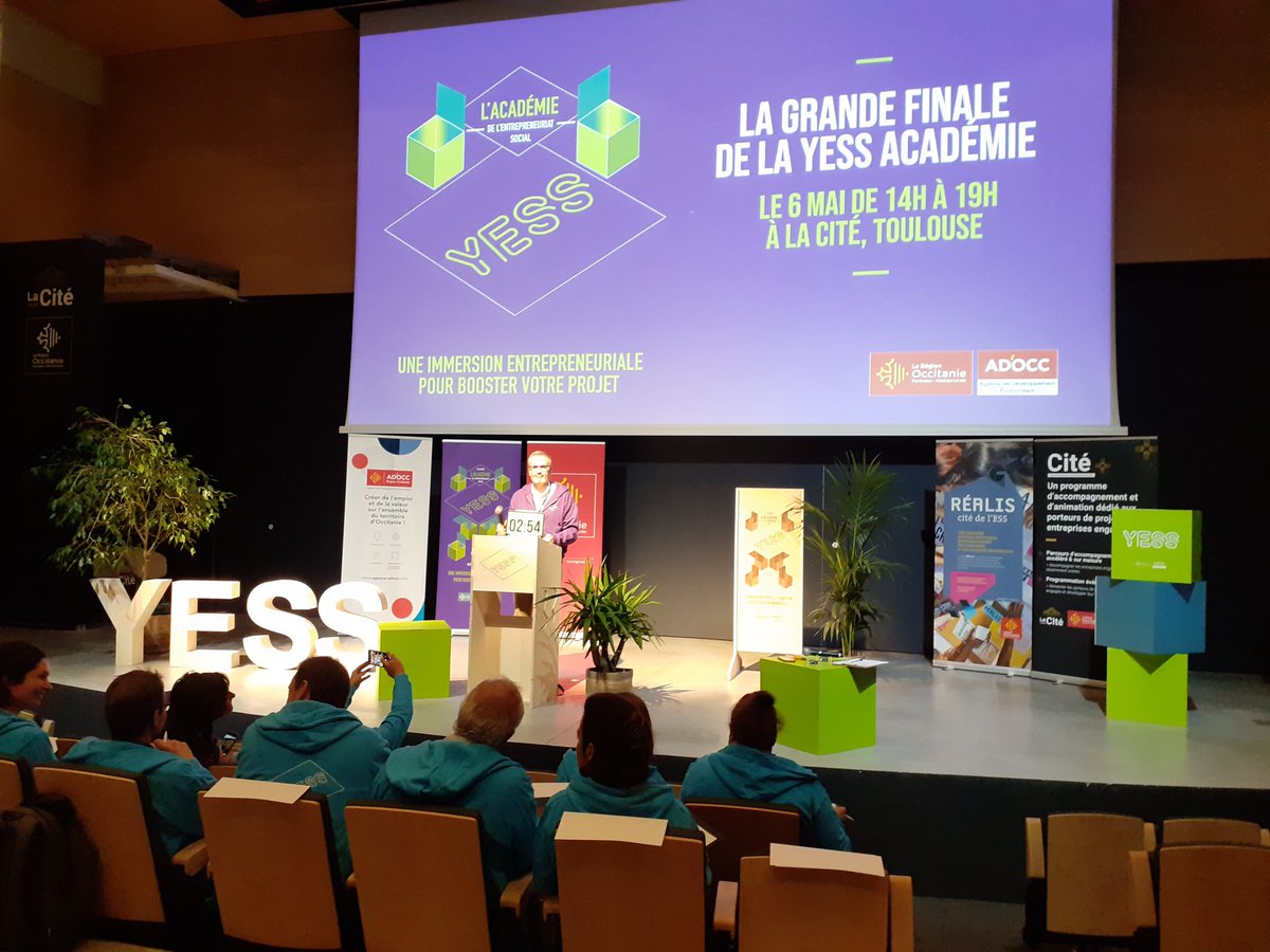 Déjà 12 pitchs de porteurs de projet passés ! 
Ils ont tous été au top, bravo !👏
Plus que 6 avant la délibération finale du jury pour connaître les 4 lauréats🏅de la 6e édition de la #YESSacadémie organisée par <a href="/ADOCC_/">AD'OCC</a> en présence de <a href="/ThierryCotelle/">Cotelle Thierry</a>, élu régional d'<a href="/Occitanie/">Région Occitanie</a>...