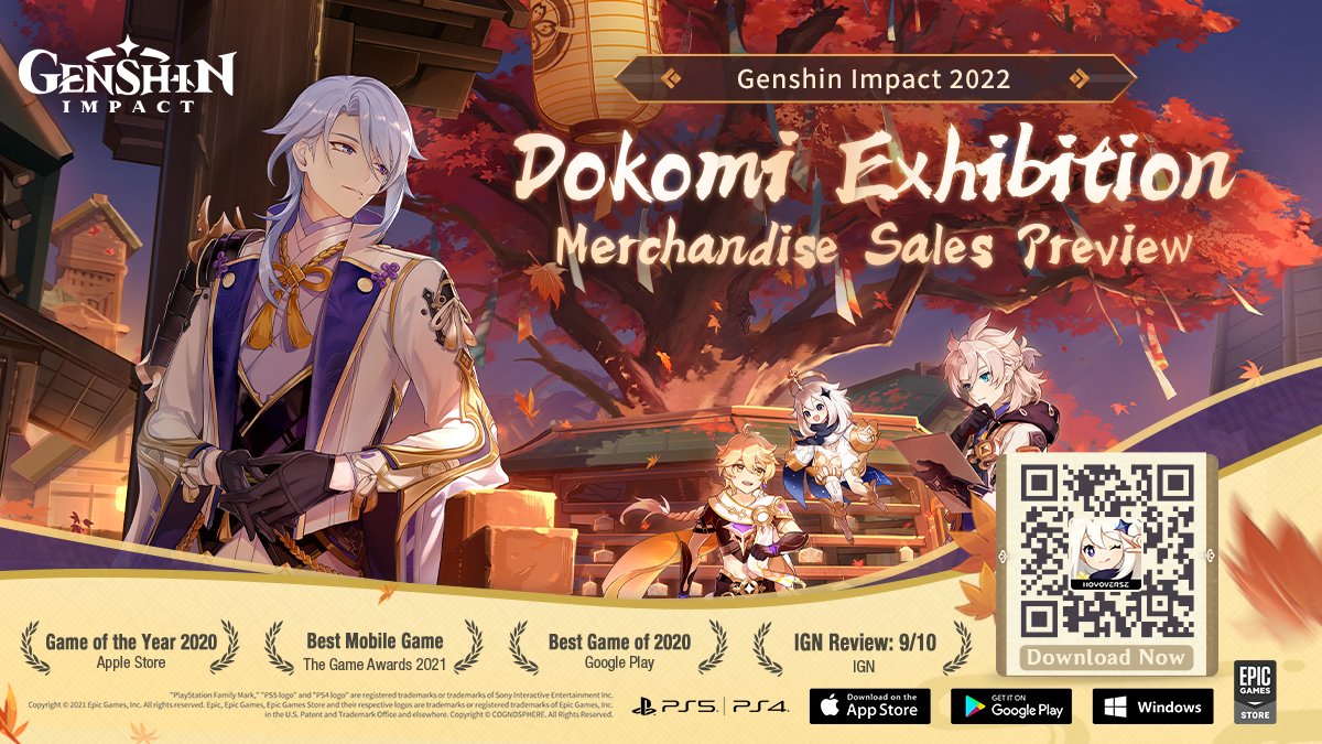 DoKomi on Twitter: "✨GENSHIN IMPACT - Merchandise Preview✨ Are you ready to  experience Teyvat at #DoKomi2022? At the @GenshinImpact booth you will be  able to attain various merchandise items to expand your