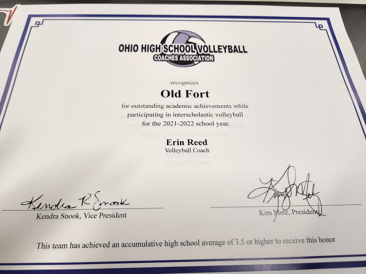 OFStockaderVB's tweet photo. #OFVB is one of the top academic teams in the state! Way to go girls!!! #appreciatethehustle https://t.co/7pKPUoElmM