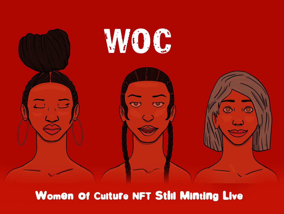 WomenOfCulture0's tweet photo. 📣📣📣📣📣

Link in bio to mint. ❤️❤️

#nfts #SolanaNFT #tlc #WomenEmpowerment #GraphicDesign https://t.co/IeH1Q8Vo9A