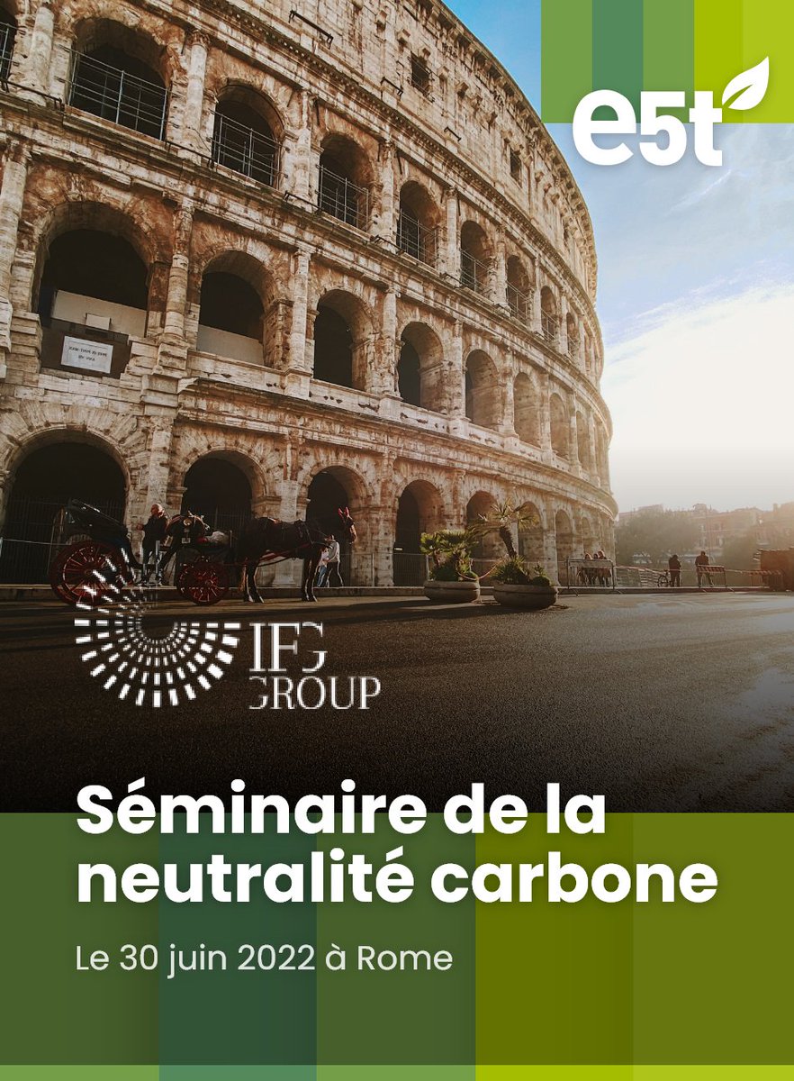 MyMaestroni's tweet photo. 🍀 Edoardo Secchi, président d'Italy France Group, co-organise avec Daïana Boismoreau via le @FondsE5T le séminaire de la neutralité #carbone qui se tiendra le 30 juin prochain à #Rome ! 
Je serai présente ! 
#énergie #transition #innovation https://t.co/Gx5CjtBg5Z