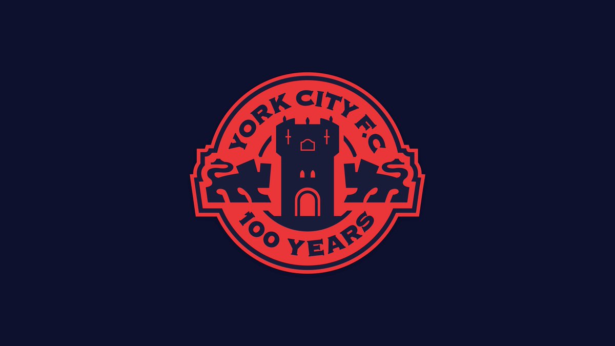 chrisypayne's tweet photo. I'm proper proud to have designed @YorkCityFC 100-year centenary crest!! It was a true honour to spend time with passionate #YorkCity fans and learn everything about the club; these conversations were fascinating and fun, and without a doubt influenced the final design. https://t.co/d9coThmg0Z
