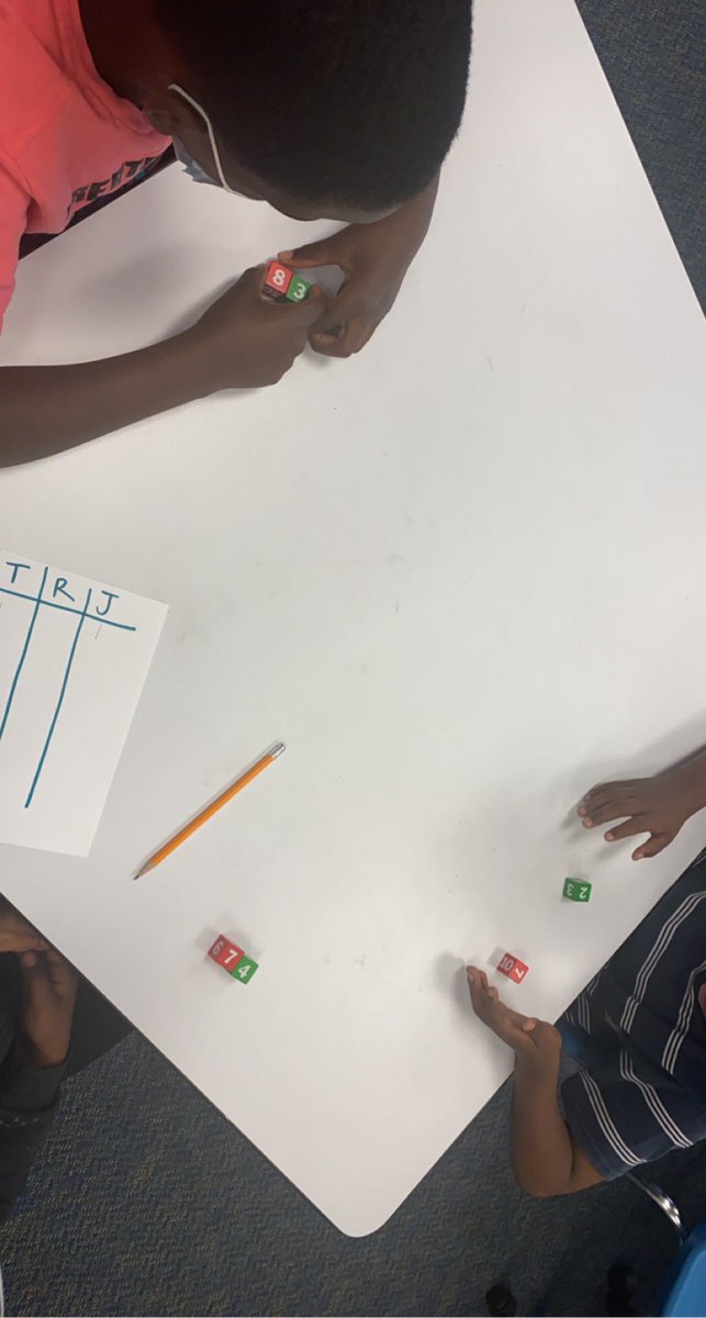 MsLBarrett's tweet photo. Working on our addition fluency with some dice games! https://t.co/nkbhl6ydWY