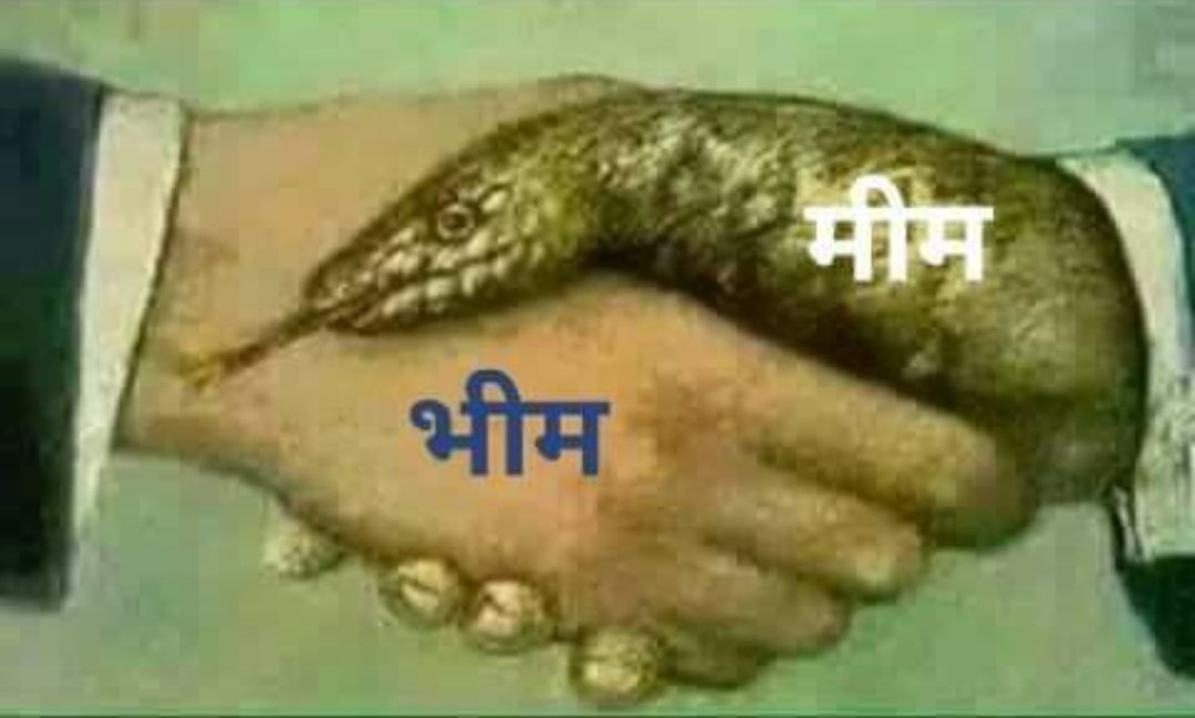 Sinha_Akashu's tweet photo. @BhimArmyChief @TelanganaCMO Jai bhim jai mim🙄🙄 https://t.co/15JXOegM9c