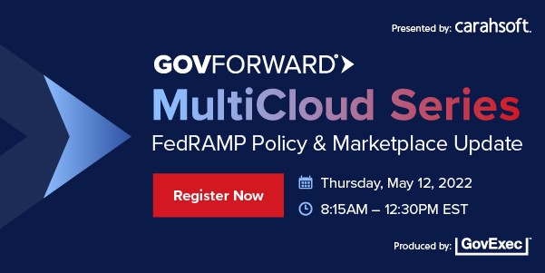 OpenTextSec's tweet photo. #CyberRes is proud to sponsor the 4th Annual #GovForward FedRAMP Policy & Marketplace Update on May 12. Join #FedRAMP experts as they discuss the evolution of #Cloud policy, & more. Reg now: https://t.co/t1ZFR4TWhv #CyberSecurity #CyberResilience https://t.co/0LnTalmLJ5