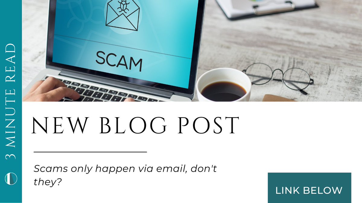 Scams only happen via email, don’t they? 👀 
In this article, Chartered Financial Planner, Josh Richardson, details how to identify fraudulent documents, emails or texts and what to do if you think you have been targeted. Click here to read more 👉 bit.ly/3kNOqIc