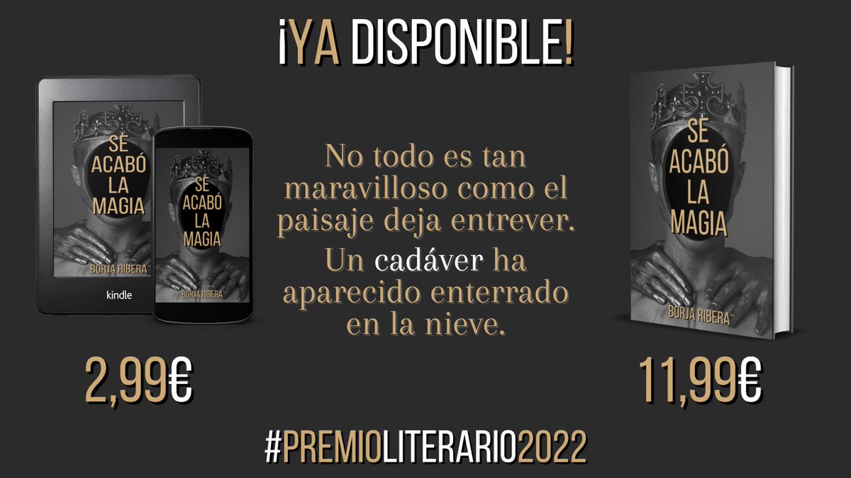Llega el primer fin de semana del #PremioLiterarioAmazon2022 <a href="/YoconKindle/">YoconKindle</a> 

Si eres de los que se quedan en casa para leer y te gusta resolver crímenes, aquí tienes una opción.

Gratis con la suscripción a #KindleUnlimited 

❄️🔪amazon.es/dp/B09WDK4XB5/

#premioliterario2022
