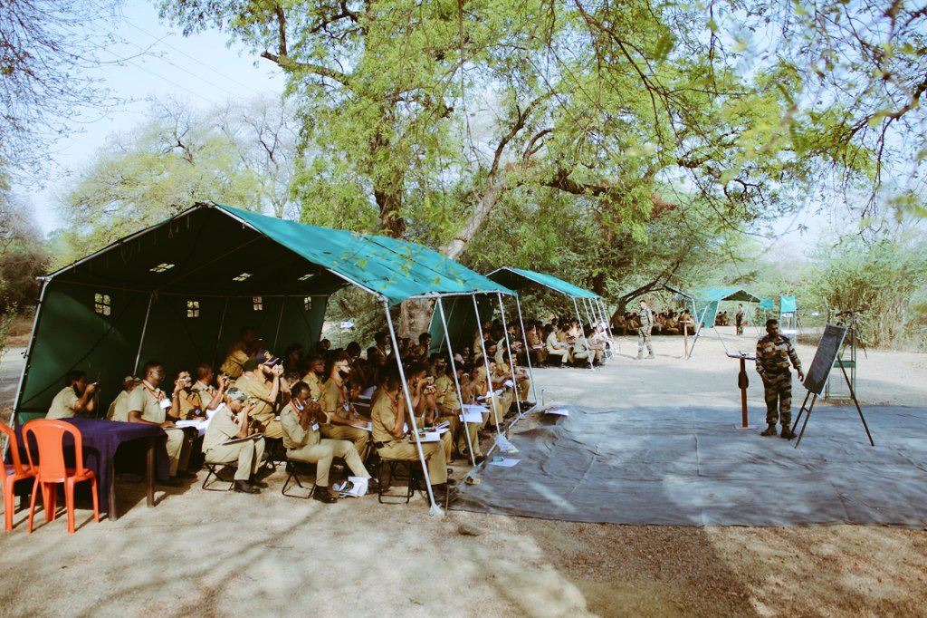 HQ_DG_NCC's tweet photo. #NationalCadetCorps trains more than 800 ANOs comprising more than 700 men and more than 100 women as instructors for training the cadets in various activities. 
@drajaykumar_ias
@SpokespersonMoD https://t.co/3bb9LmDC6J