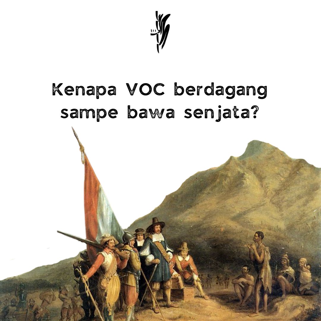 KomunitasBambu's tweet photo. Apakah VOC dagang senjata? Oh ngga juga sih :')
Terus bayarnya pake paylater :v
.
#bukukobam #bukusejarah #tokobukukobam #tokobukuyogya #sejarah #indonesia #voc #batavia #kompeni #PerangMelawanPenjajah https://t.co/FQFKZucnVD