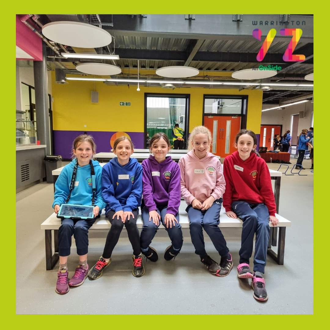 WarringtonYZ's tweet photo. We would like to say a massive thank you Statham Primary School for being such wonderful guests this morning, we had a great time. 👏👏👏🎉🎉🎉

Statham Primary School was invited along to the Youth Zone as part of our pre-opening programme. 

💻  https://t.co/WiSZ1kfBqy https://t.co/8T072TX4pa