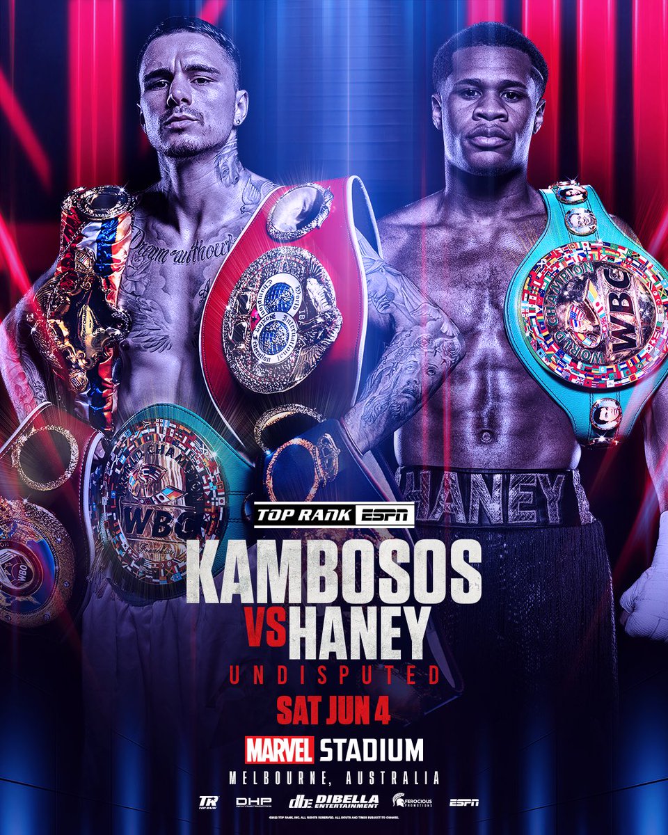 trboxing's tweet photo. Battle for Lightweight supremacy coming 🔜

#KambososHaney | JUNE 4 | ESPN https://t.co/iWBeKC9JcG