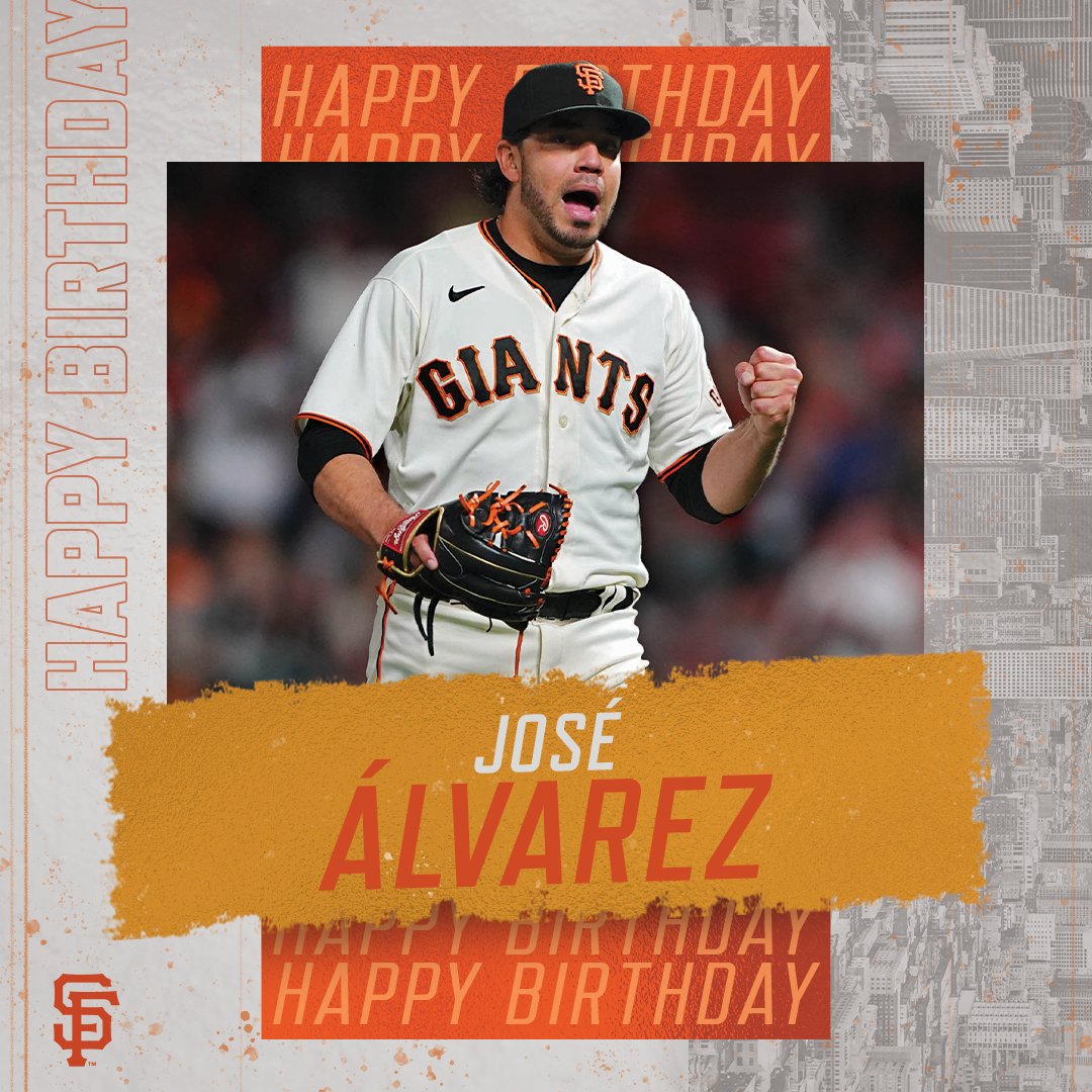 Wishing pitcher José Álvarez a happy birthday 