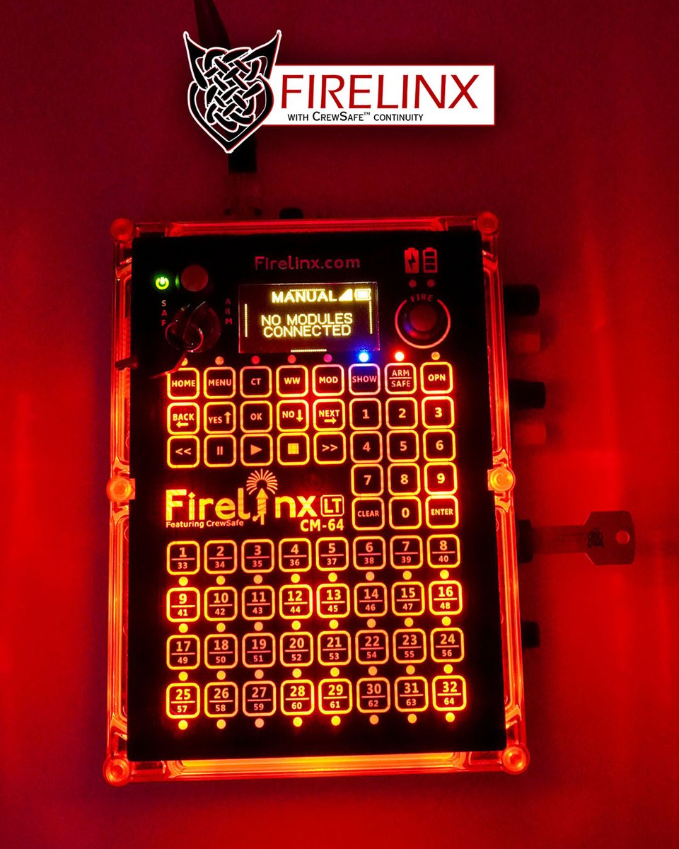 FireLinxPyro's tweet photo. ✨Certified Refurbished✨ Limited number of #FirelinxPyro certified refurbished Command Modules available on sale! These command modules were used once by our team &amp; are slightly scratched on the bottom surface and cannot be sold as brand new. Visit our website for more details! https://t.co/1BFiW9ev0Z