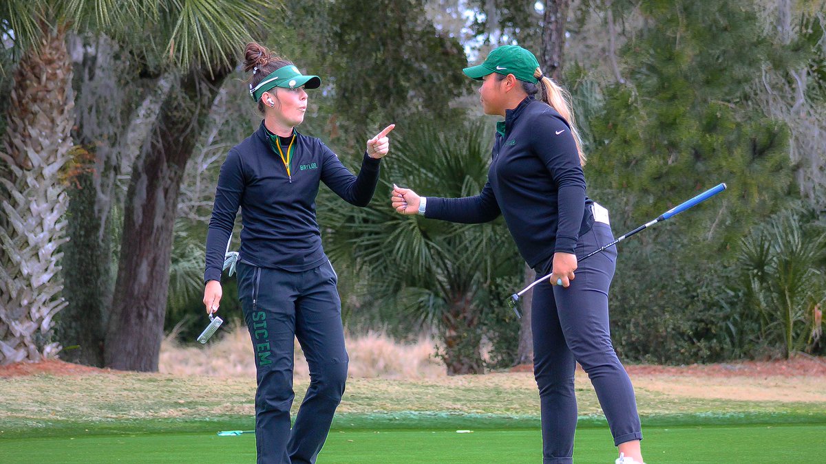 BaylorWGolf's tweet photo. “That’s a great idea, @baimaigolf ! We should definitely get as many people as we can to the Billy today at 1:30 for our sendoff!” - @BrittaLPGA (I mean… probably 🤷‍♀️) 

The gate will be open at 1:30 today so we’ll see y’all at the Billy!

#SicEm🐻⛳️🏌️‍♀️ https://t.co/mJCh1fHBKu