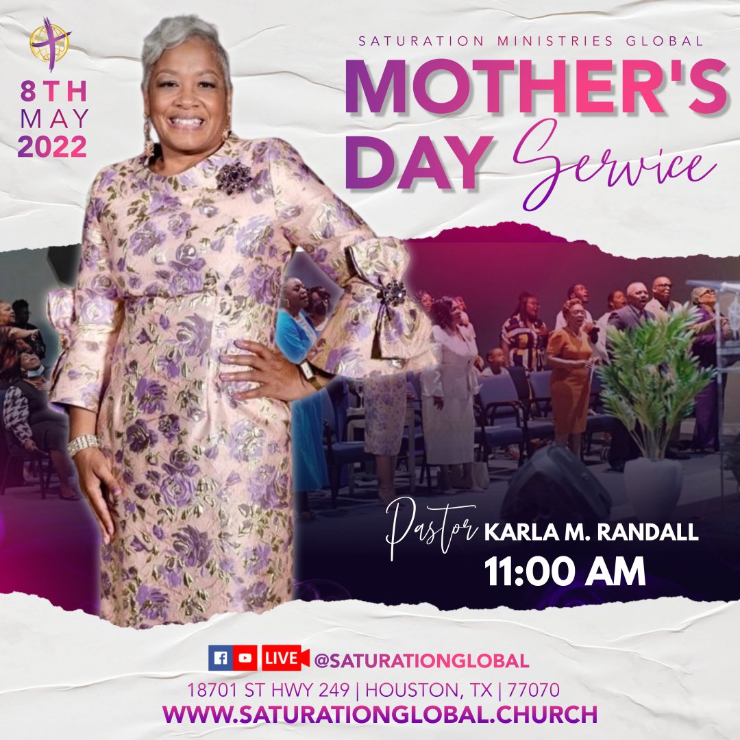 saturationgbl's tweet photo. This Sunday at SMG we have the privilege to honor and celebrate Moms!Join us in person or online at 11am!
#saturationglobal 
#mothersdayservice
#happymothersday🌸 https://t.co/dp9frluhhn