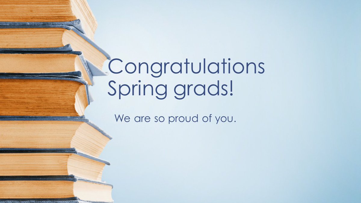 Congratulations, Graduates!