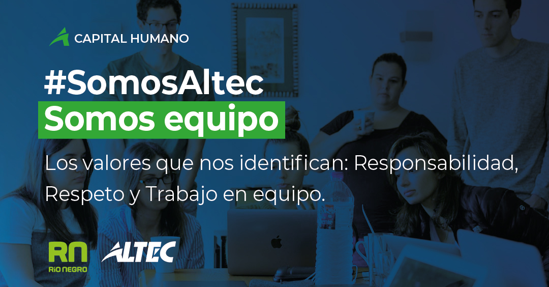 Viví la experiencia Altec. Sumate a compartir nuestra cultura colaborativa y formá parte de este grupo humano comprometido con el crecimiento de la empresa
#telecomunicaciones #desarrollodesoftware #datacenter #tuproximotrabajo #SomosAltec 
@MinGobiernoRN  @rionegrogob