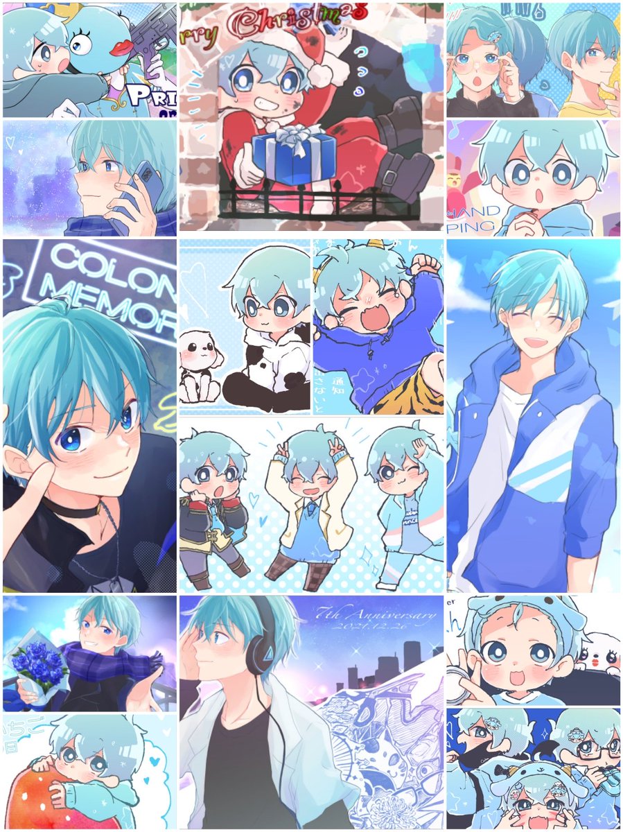 💙💙💙
#ころんくんの日 