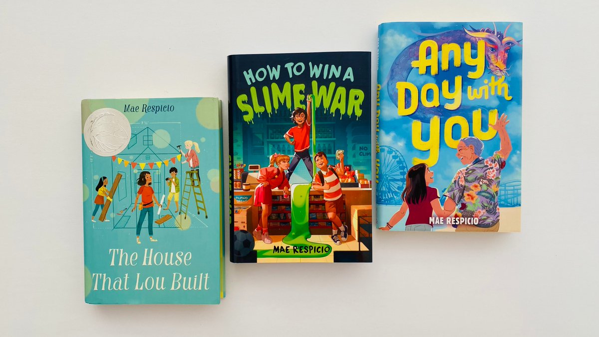 maerespicio's tweet photo. 📚GIVEAWAY for #TeacherAppreciationWeek!📚 I'm a writer today bc of the awesome teachers in my life (starting w my retired teacher mom!). Giving ONE SET of my #MG books, all filled w heart + supportive teachers. 🙏 To enter: RT+❤️+F by 5/9. Extra entry, tag a teacher! 1 US winner https://t.co/oMAubgxcDD