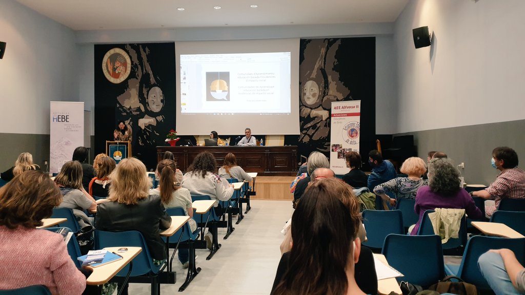 Comienzan las Jornadas por una Educación basada en evidencias de impacto social y aquí estamos para formarnos y compartir con la comunidad Educativa. "Un sueño educativo" de la mano de <a href="/AsturiasAEBE/">Asturias AEBE</a> #Xornaes_AEE #EducaciónPrimaria #AEE
