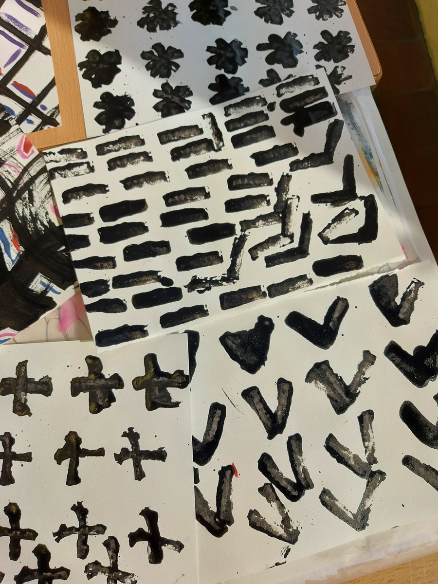 Lovely pattern development, work in progress from S2, well done!