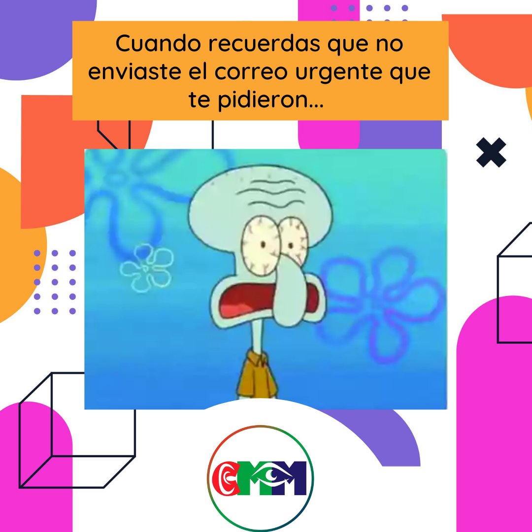 GRUPO_CMM's tweet photo. #CEMEME | Levante la mano quien olvidó mandar un correo, una cotización o un simple mensaje.... 
#GrupoCMM #meme #Godinez #Friyay #correos #viernes https://t.co/ZyPJpRwS3K