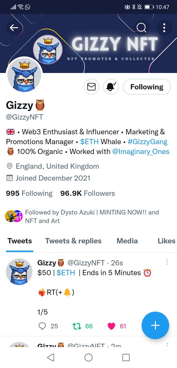 JenDcudz's tweet photo. @GizzyNFT https://t.co/I0A5RhsHXn