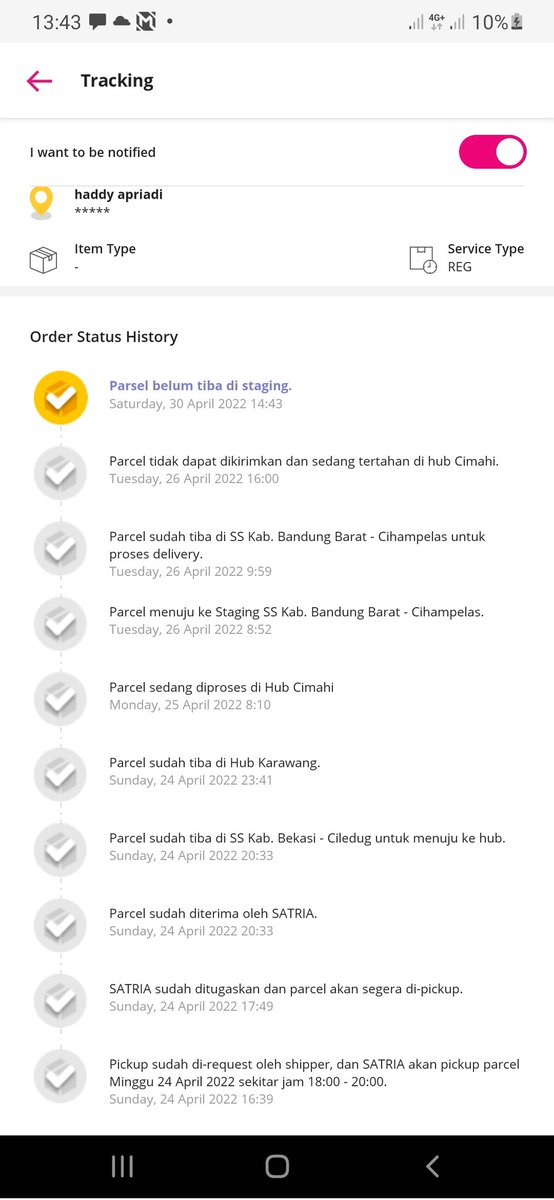 haddyaprd's tweet photo. @anteraja_id DIMANA PAKET SAYA SEBENERNYA, SAYA AMBIL SENDIRI AJA. UDAH 11 HARI TERUS DIINVESTIGASI https://t.co/L5ECa13HwC