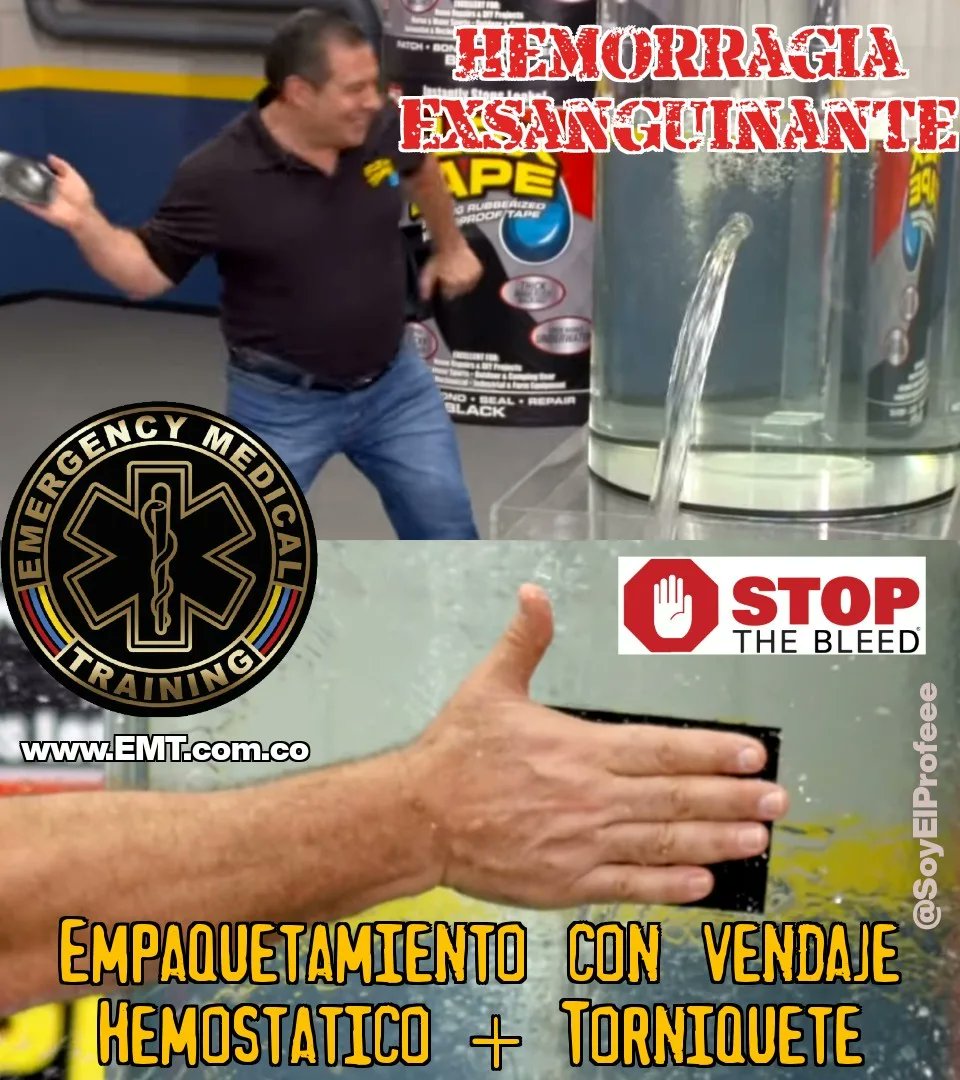 EMTCenterCol's tweet photo. Componentes del Stop The Bleed 
Nueva revisión disponible en los perfiles de Facebook e Instagram de #EMTCenterCol https://t.co/RuG9Oztoh2