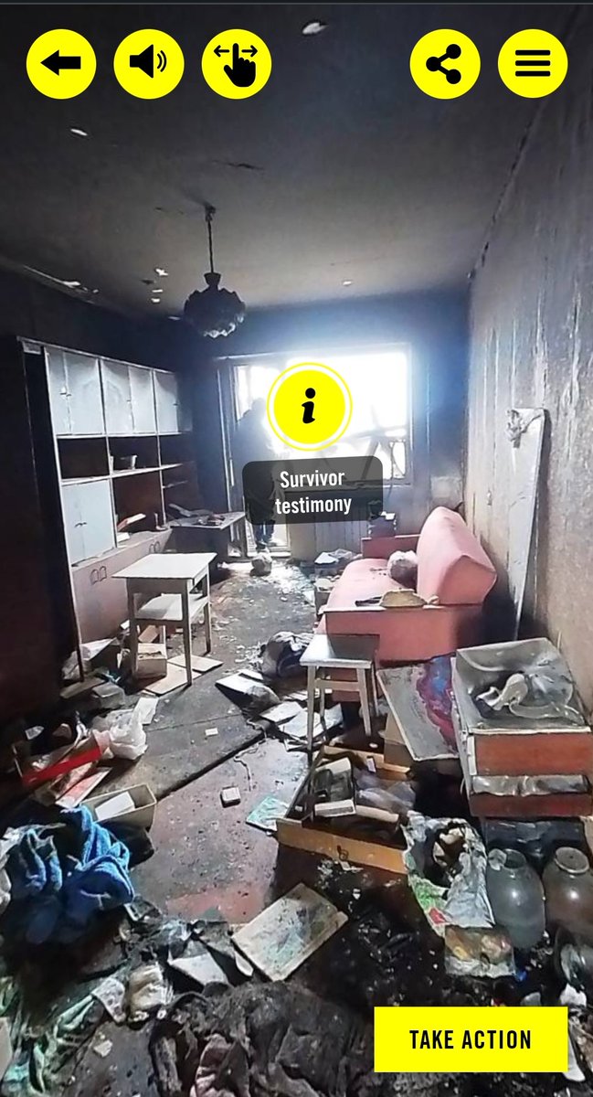 EliotHiggins's tweet photo. Nice use of 360 images in this new Amnesty International report on Ukraine https://t.co/xjIrvdOyuw https://t.co/YOe42OTOhG