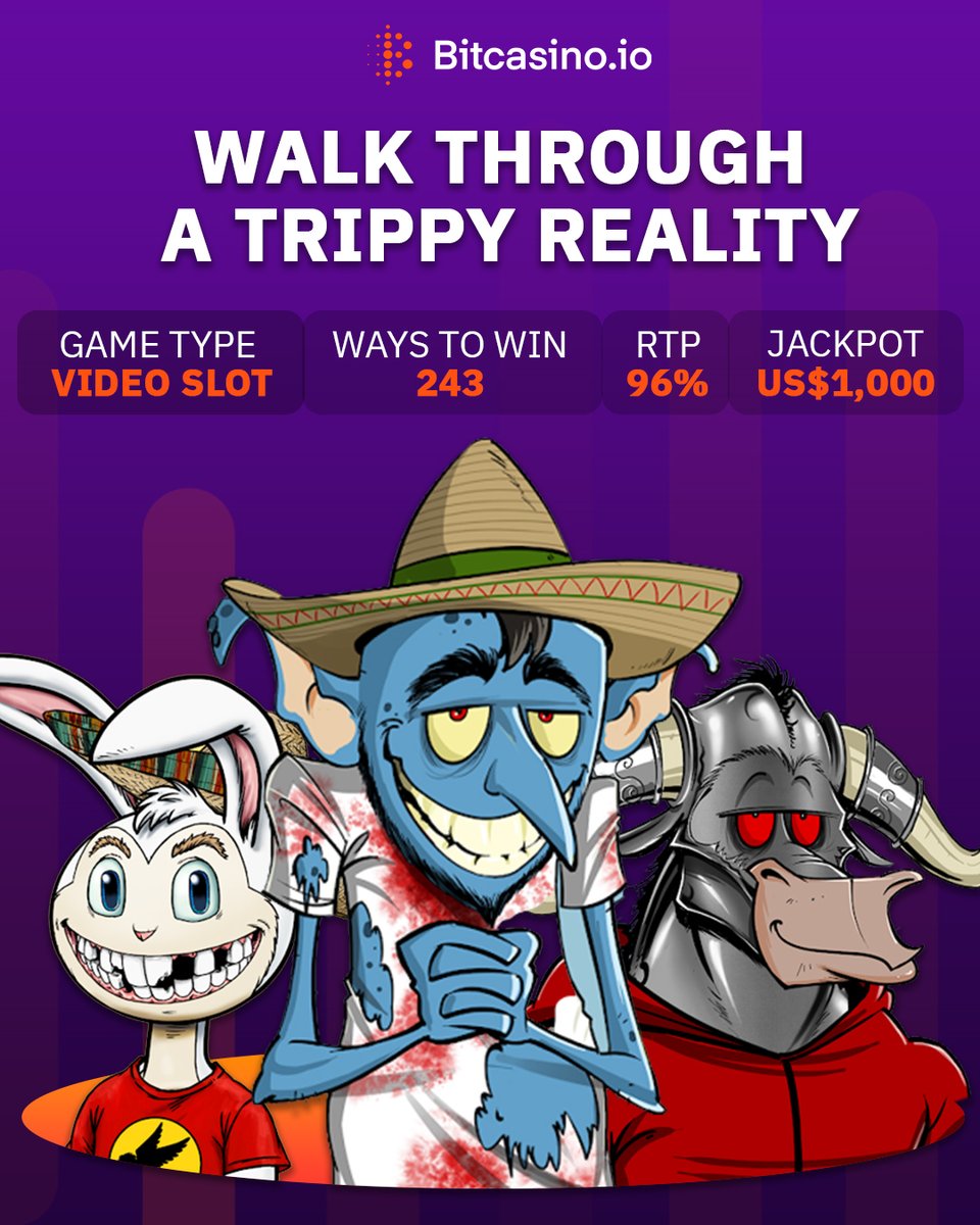 Bitcasinoio's tweet photo. Welcome to paradise! 🤩

Experience the one-of-a-kind NFT-themed online slot and you could win a jackpot worth 613 mBTC 🤑

More details 👉 https://t.co/gTL4eTpNCT

#NFT #NFTs #Bitcasino @trippies https://t.co/G9b0Rvpl1A