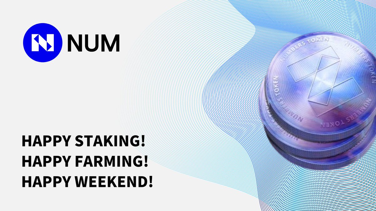 numbersprotocol's tweet photo. Winner of Celebration Drop?
Plant your $NUM to farms and win high APR 💰

$NUM - $BUSD Farm👇
https://t.co/6I5UILOO45

$NUM - $USDC Farm👇
https://t.co/jtfbX0i52q

$NUM Single Staking👇
https://t.co/XDWjgqMxzq

Happy Earning, Happy Weekend 🤑😉🙌 https://t.co/H4ycr6srKu