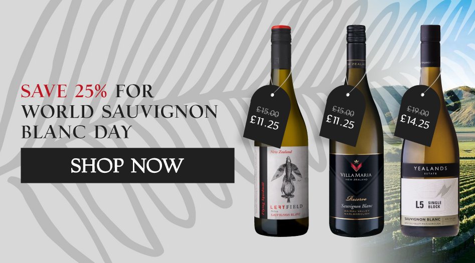 Happy Sauvignon Blanc Day 2022 🥂 - 

bit.ly/3P27obI

Shop now for HUGE weekend savings!

#sauvignonblancday #internationalsauvignonblancday #SauvBlancDay #winelover #wine #newzealandwine #Sales