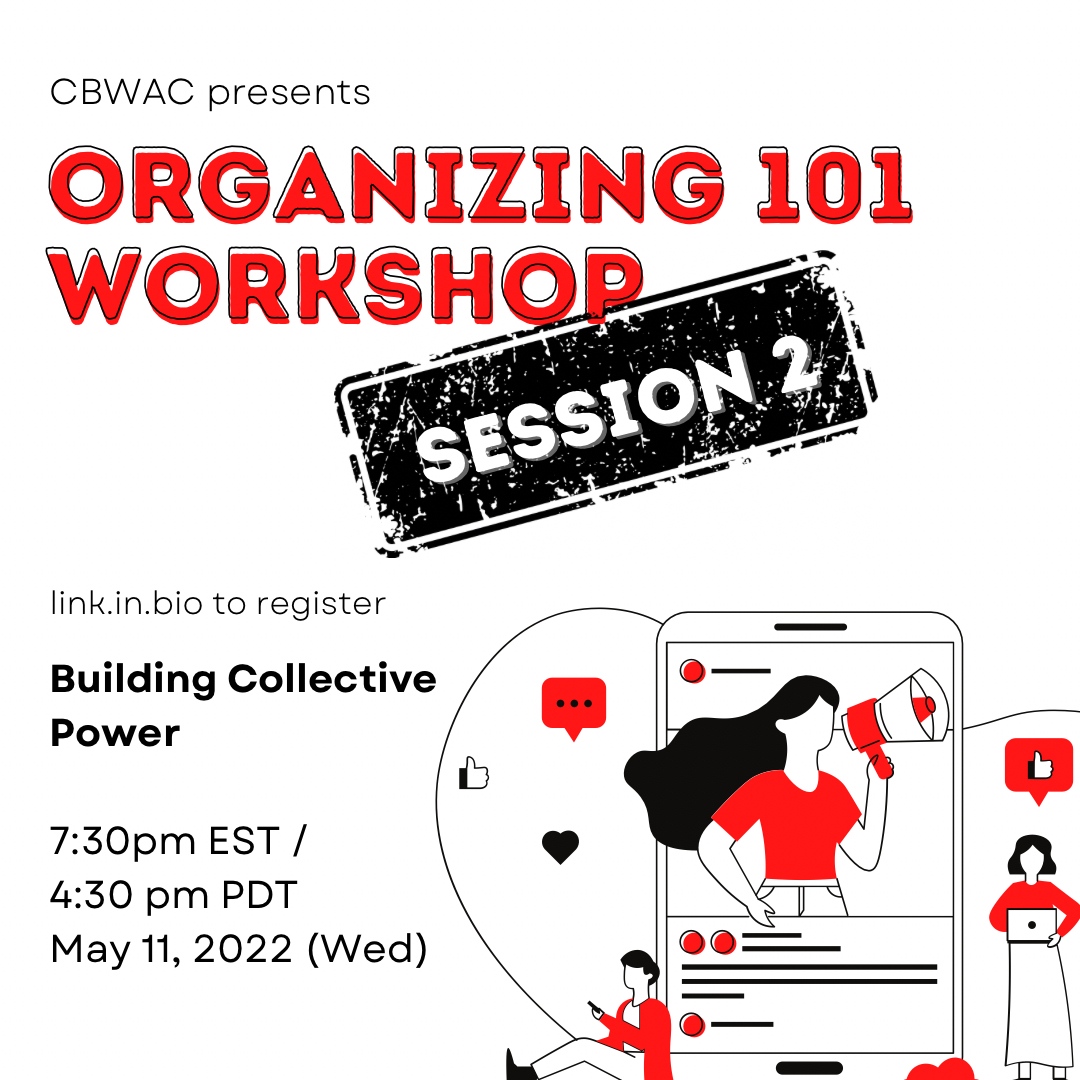 CraftBeerWorker's tweet photo. Stuck trying to rally co-workers? Learn organizing conversations, handling objections, dealing with union-busting rhetoric.
⁠
May 11, 7:30pm EST⁠
⁠
⁠#virtualworkshop #craftbeerworkersunite #workersolidarity #organizing #unionhelp #myworkplacesucks #craftbeer https://t.co/GRRXIOgbl8