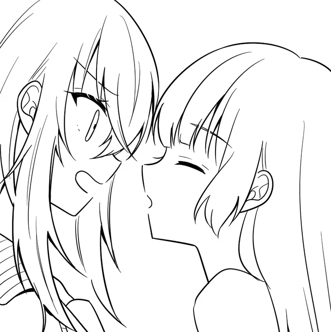 明日か明後日新しいマンガアップする!(描き終われば)
百合だよ～ 
