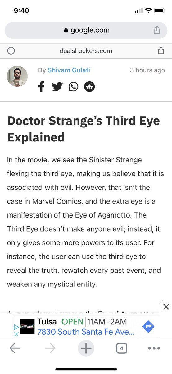 Iouislights's tweet photo. @SupLifeisGood actually the third eye is not evil it's just the eye of agamotto and its part of dr strange in the comics https://t.co/69TwkbdKcP