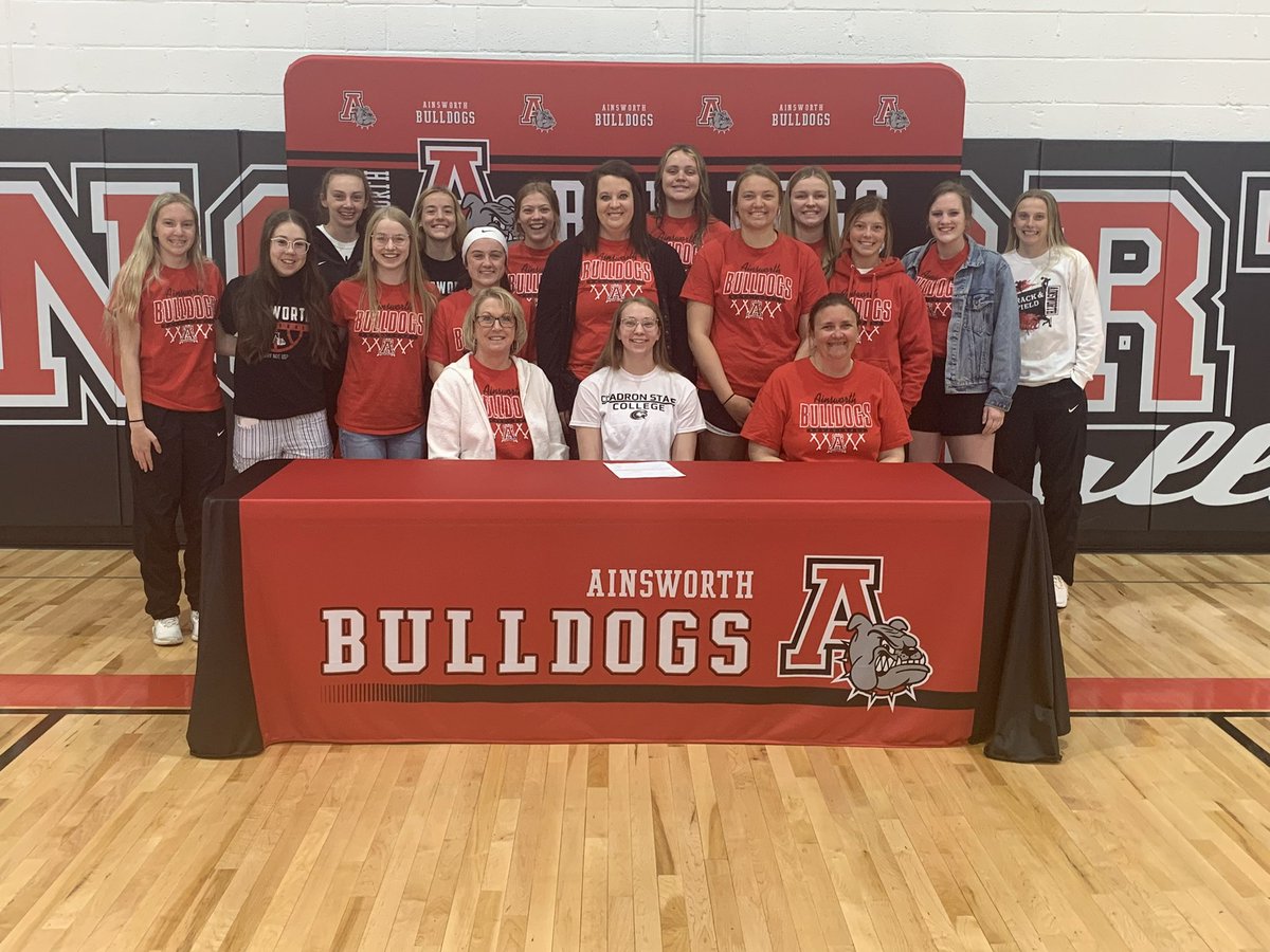 Congratulations to Bria Delimont on signing her letter of intent to play basketball at Chadron State College