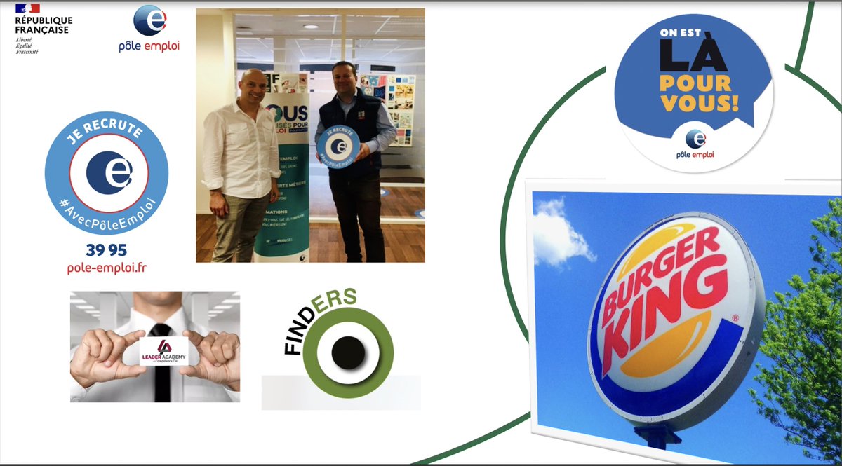 #TousMobilisés
 📢BURGER KING 🍔<a href="/Masny/">Masny</a> recrute : Vous souhaitez candidater : Flashez pour postuler 
Vous souhaitez plus d'informations : Contactez votre conseiller pôle emploi de Somain #OnEstLàPourVous #AvecPôleEmploi