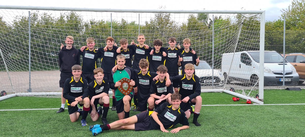 Year 10 footballers are area cup champions!!