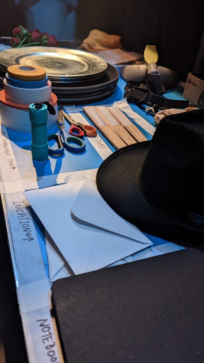 LCC_Backstage's tweet photo. Great Gatsby performance 3 with @LCCActing. Our super ASM and Dresser on standby for a scene change and Makeup touch up backstage https://t.co/xxMbPODY7z