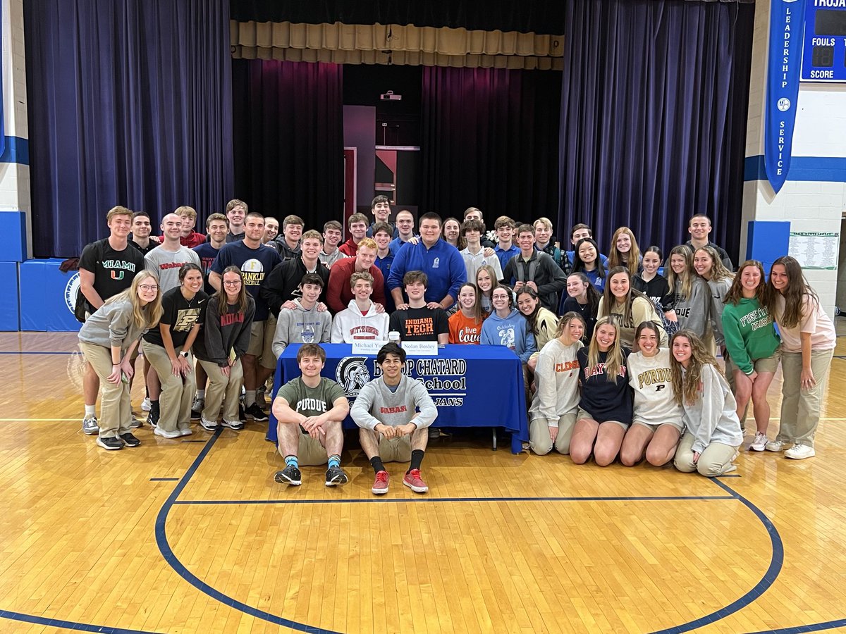 russyurk's tweet photo. Yesterday was a very special day for @MichaelYurk1 as he completed his signing ceremony to join @wittmvb.  A special thanks to @bctrojanvb @BCHSAthletics for your full support of boys volleyball. Michael is a #trojanforlife and is ready to #tigerup! https://t.co/xltpFjcfUM