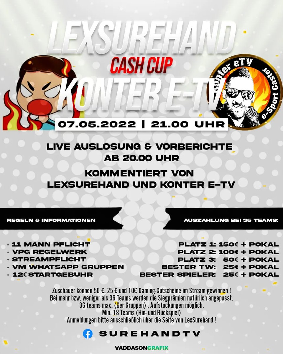 Guys Cash Cup ❤️❤️❤️