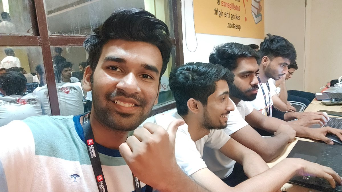 Sahnevajalam's tweet photo. I’m having the best of time The Great India Hackathon hosted by @ChitkaraU  University in collaboration with @Reskilll supported by @Azure Tech Community. 
It’s fun to engage in endless activities, deep discussions and brainstorming m https://t.co/ogGiqrZB78