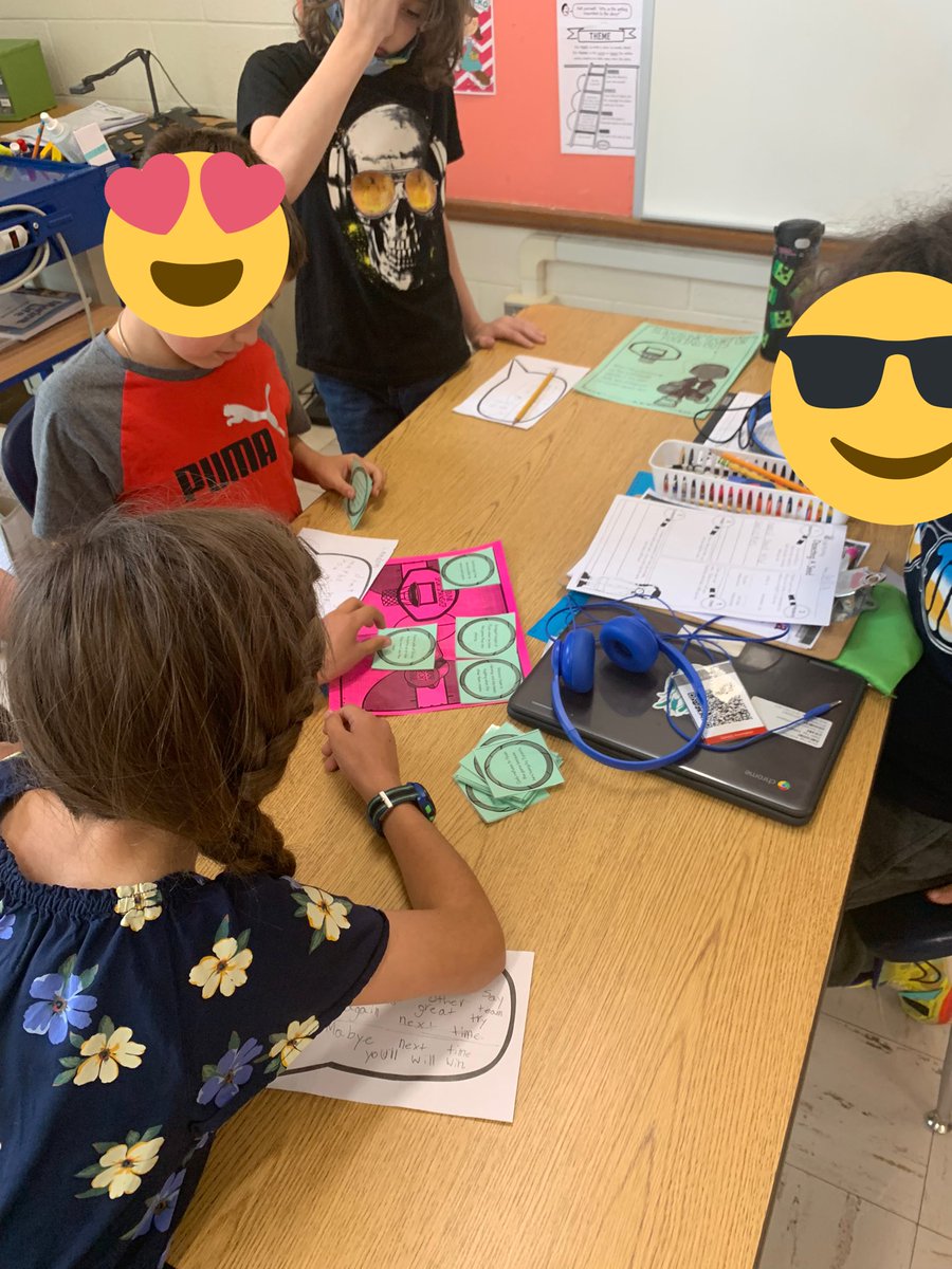 Good sportsmanship skills in rotation centers for our 3rd grade #SEL lesson today! <a href="/MangumExplorers/">Mangum Elementary</a> #WeAreDPS #sportsmanship