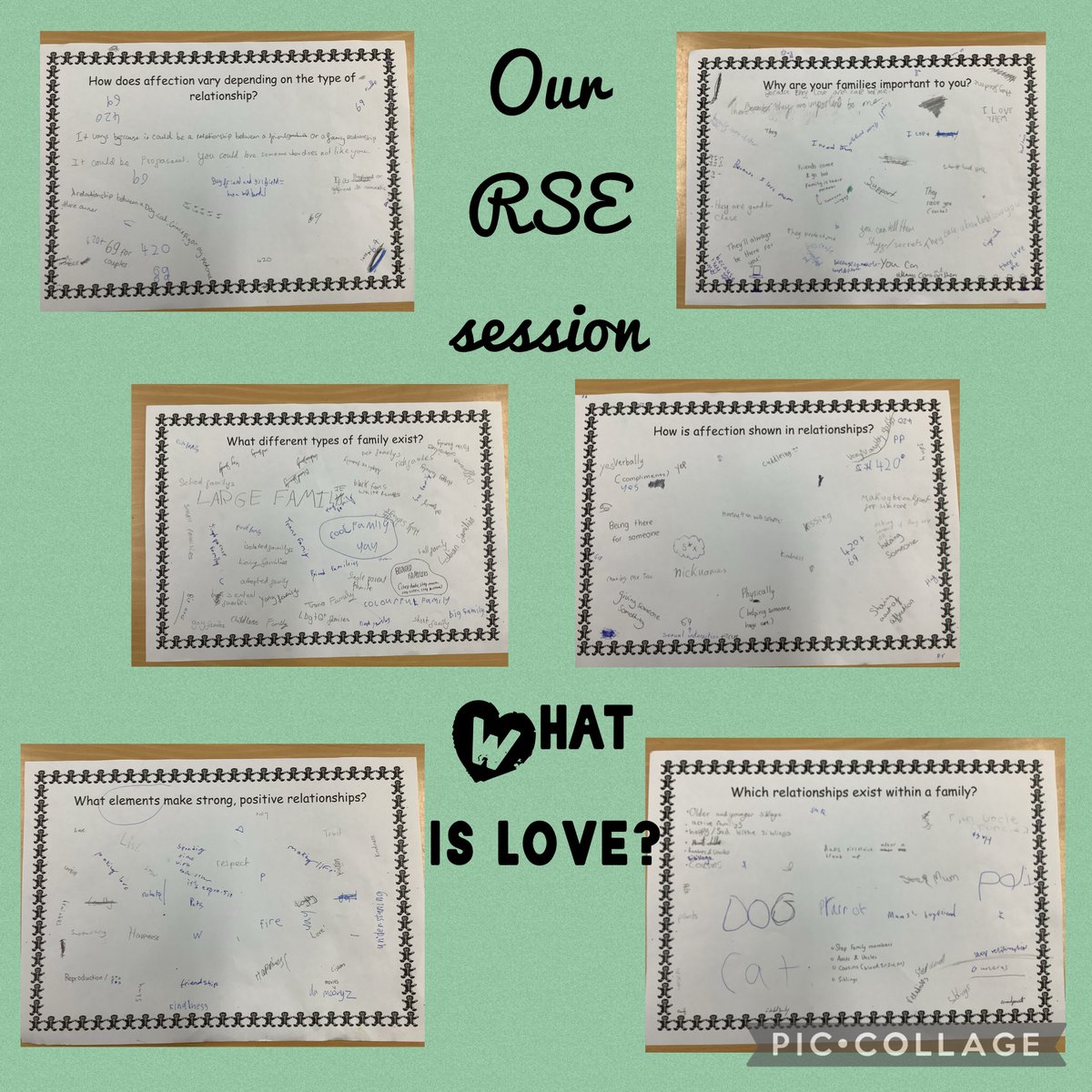 bdps_22's tweet photo. Y6's RSE session today discussing 'What is Love' and relationships. Also, please go onto Google Classroom to see the Y6 Fashion video. Happy Weekend 🌈 https://t.co/bz8uKE0AlR