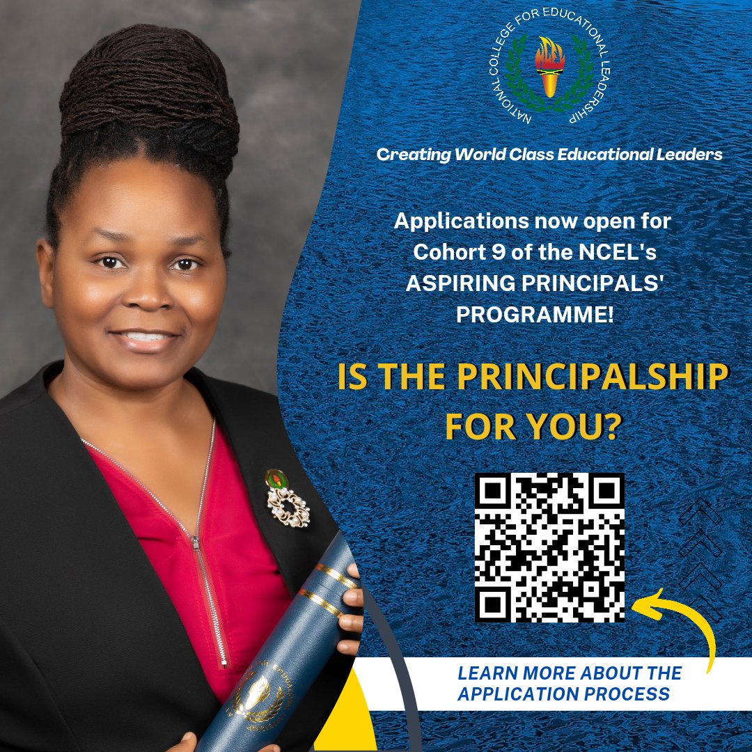 ncelja's tweet photo. Applications for Cohort 9 of the NCEL's Aspiring Principals' Programme (APP) is now open! Do you think the PRINCIPALSHIP is for you? If yes, scan the code on the flier or use the link below to access the video guide and to learn more about the application.
https://t.co/OgdIugvaQA https://t.co/VM0X7uqvPq