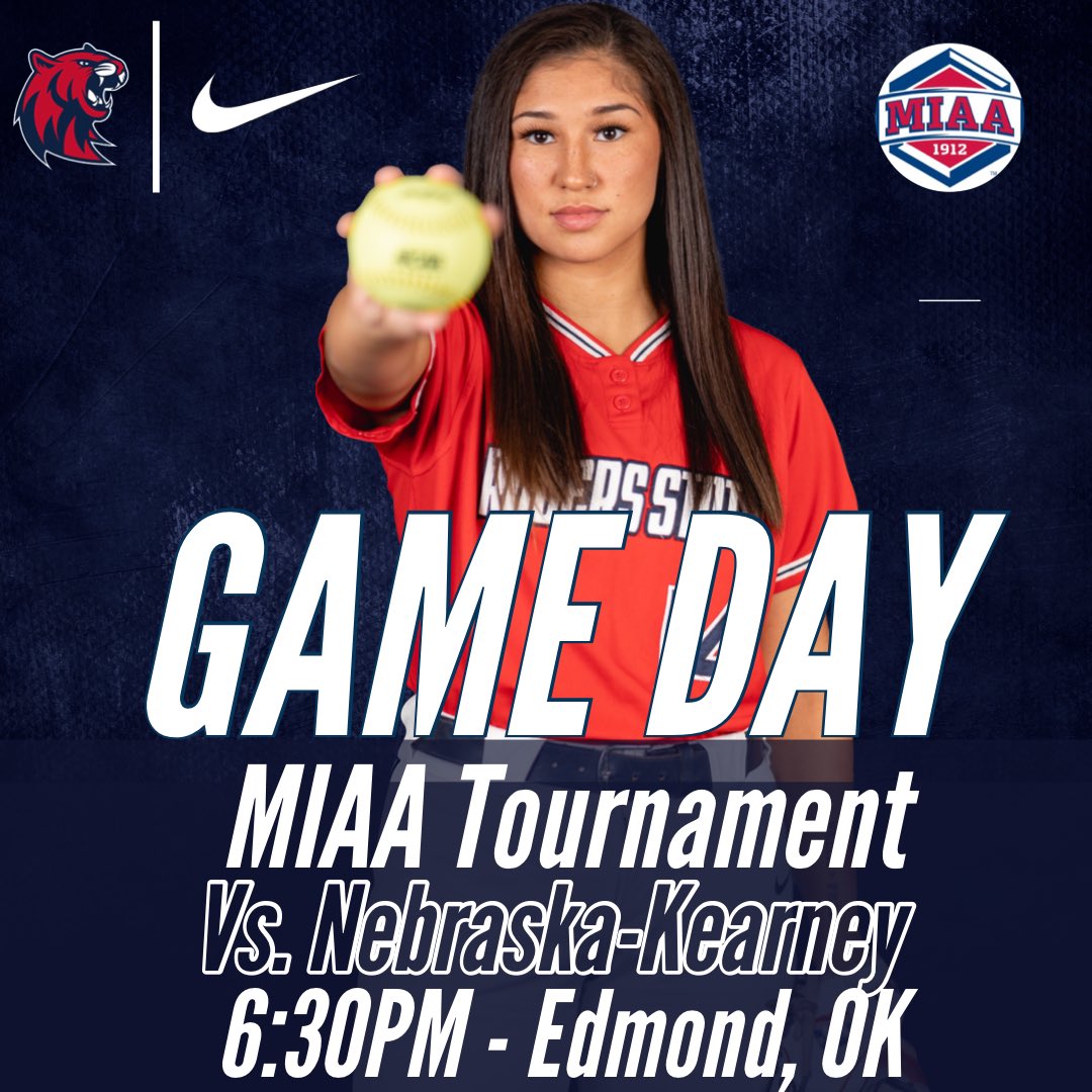 rsusoftball's tweet image. Round two 🥊 at the MIAA tournament

🆚 Nebraska-Kearney
📍Edmond, OK
⏰6:30PM
😼🐾

#HillcatSoftball #purposedrivenmindset