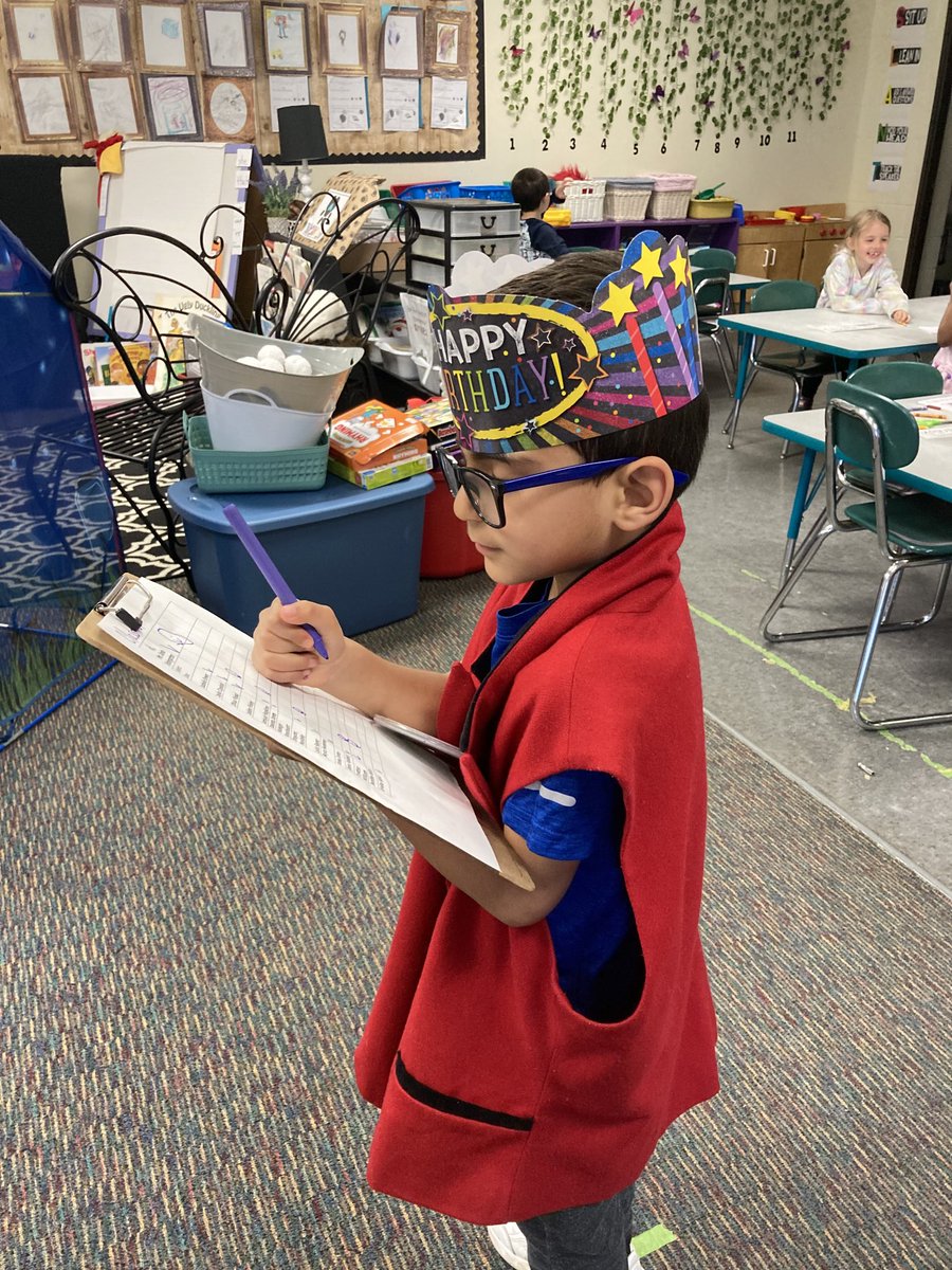 Halpin_coachCCS's tweet photo. This birthday boy is taking his role as “work checker”  very seriously. Such intensity! ⁦@clintondalesch⁩ ⁦@BroadnaxRod⁩ #rainbow #clintondalecares #dragons https://t.co/3mcZNT306f