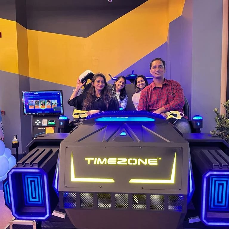 timezone_india's tweet photo. Gear up and get your ultra game mode on 😎 with our super cool Dark Mars VR Ride game 🏎️ in our indoor family entertainment destination📍Visit now for an out of the world experience! 👾🛸
#Timezonegames #VReality #DarkMars #VR #VirtualReality #Gaming #Gamezone https://t.co/0OEFeFH5pc